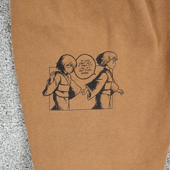 Anime Manga Series Jujutsu Kaisen Hoodie M Tan Brown Independent Trading Tag - Picture 12 of 15